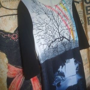 Designer lightning & 🌈 rainbow dress small